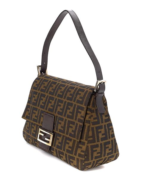 shopper bag fendi zucca|fendi vintage zucca shoulder bag.